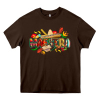 Chocolate Brown cinco de mayo maestra Heavy Core Tee - CowGirlArtShop
