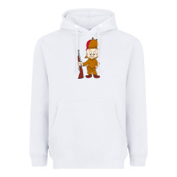 White elmer fudd Heavyweight Hoodie - linhVisuals