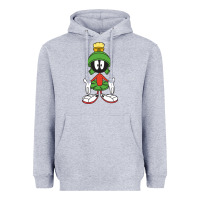 Heather Grey marvin the martian Heavyweight Hoodie - linhVisuals