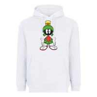 White marvin the martian Heavyweight Hoodie - linhVisuals