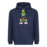 Navy marvin the martian Heavyweight Hoodie - linhVisuals