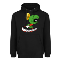 Black marvin the martian Heavyweight Hoodie - linhVisuals