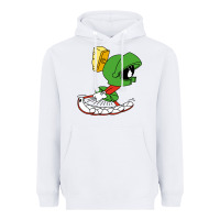 White marvin the martian Heavyweight Hoodie - linhVisuals