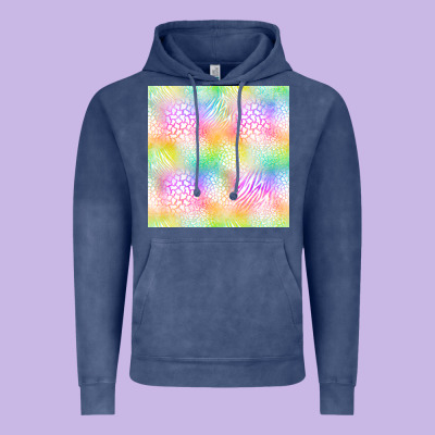 Neon Safari Seamless Pattern Vintage Hoodie Designed By Bundleandbundleshop