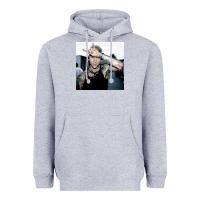 Heather Grey Mgk Heavyweight Hoodie - linhVisuals