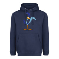 Navy roadrunner Heavyweight Hoodie - linhVisuals