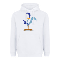 White roadrunner Heavyweight Hoodie - linhVisuals