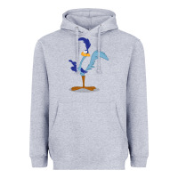 Heather Grey roadrunner Heavyweight Hoodie - linhVisuals