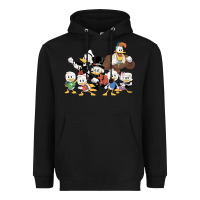 Black happy amazing ducktales Heavyweight Hoodie - linhVisuals