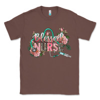 Chestnut blessed nurse Classic Tee - CowGirlArtShop