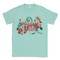 Seafoam blessed nurse Classic Tee - CowGirlArtShop