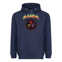 Navy tash sultana müsïc Heavyweight Hoodie - linhVisuals