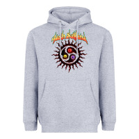 Heather Grey tash sultana müsïc Heavyweight Hoodie - linhVisuals