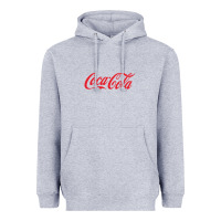 Heather Grey cola coke Heavyweight Hoodie - linhVisuals
