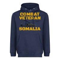 Navy combat veteran mogadishu somalia Heavyweight Hoodie - linhVisuals