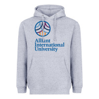 Heather Grey alliant international university Heavyweight Hoodie - linhVisuals