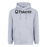 Heather Grey Palantir Heavyweight Hoodie - linhVisuals