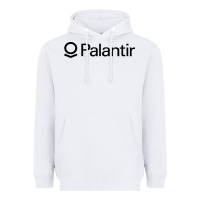 White Palantir Heavyweight Hoodie - linhVisuals