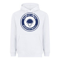 White shaker basket ball Heavyweight Hoodie - linhVisuals