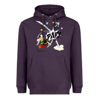 Plum asterix and obelix Heavyweight Hoodie - linhVisuals