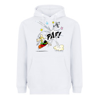 White asterix and obelix Heavyweight Hoodie - linhVisuals