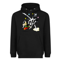 Black asterix and obelix Heavyweight Hoodie - linhVisuals