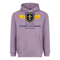 Lavender crean lutheran high school Heavyweight Hoodie - linhVisuals