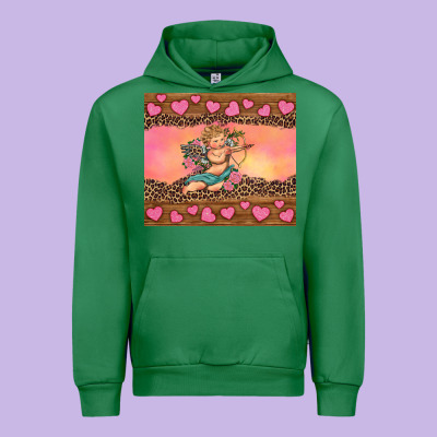 Cupid Valentine's Day Urban Hoodie Designed By Ranaportraitstore