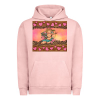 Pigment Salmon cupid valentine's day Urban Hoodie - RanaPortraitStore