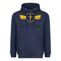 Navy crean lutheran high school Heavyweight Hoodie - linhVisuals
