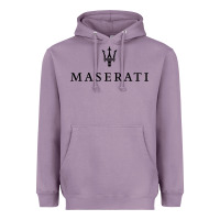 Lavender simple white trident symbol essential Heavyweight Hoodie - linhVisuals