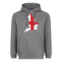 Storm england Flag Map Drawing Line Art Heavyweight Hoodie - linhVisuals