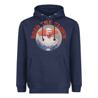 Navy bozo the clown vintage style faded design ,  bozo Heavyweight Hoodie - linhVisuals