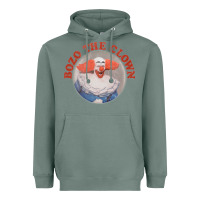 Sage bozo the clown vintage style faded design ,  bozo Heavyweight Hoodie - linhVisuals