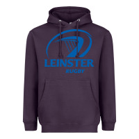 Plum the-leinster-rugby-pen Heavyweight Hoodie - linhVisuals