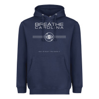 Navy Breathe Carolina Candyland Heavyweight Hoodie - linhVisuals