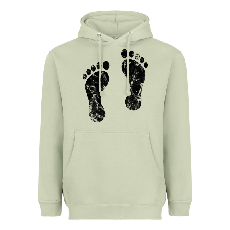 70's Footprints   Footprint Heavyweight Hoodie by linhVisuals | Teevron