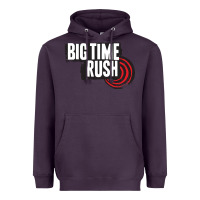 Plum #big #time #rush Heavyweight Hoodie - linhVisuals