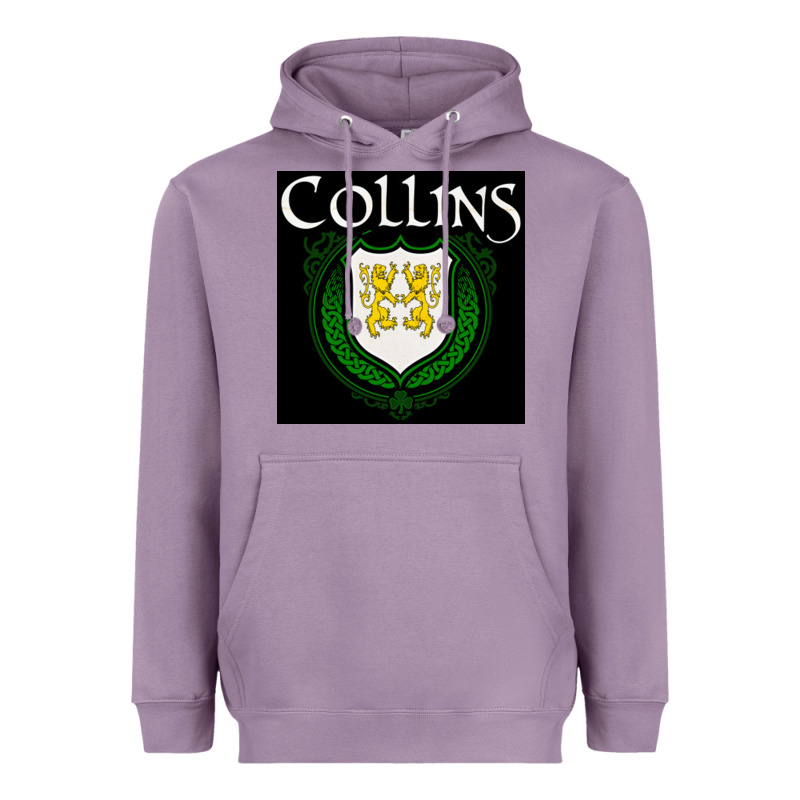 Collins Family Irish Coat Of Arms Heavyweight Hoodie by linhVisuals | Teevron