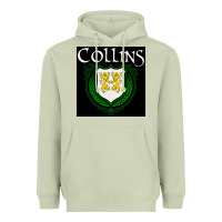 Matcha collins family irish coat of arms Heavyweight Hoodie - linhVisuals