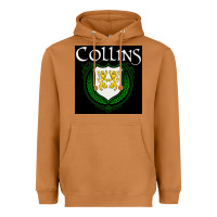 Meerkat collins family irish coat of arms Heavyweight Hoodie - linhVisuals