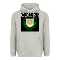 Moon Dust collins family irish coat of arms Heavyweight Hoodie - linhVisuals