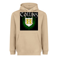 Mushroom collins family irish coat of arms Heavyweight Hoodie - linhVisuals