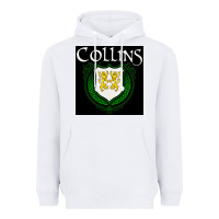 White collins family irish coat of arms Heavyweight Hoodie - linhVisuals