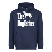 Navy the dogfather Heavyweight Hoodie - linhVisuals