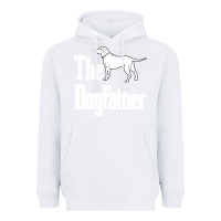 White the dogfather Heavyweight Hoodie - linhVisuals