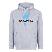 Heather Grey Specialized Bikes Bicycle Heavyweight Hoodie - linhVisuals