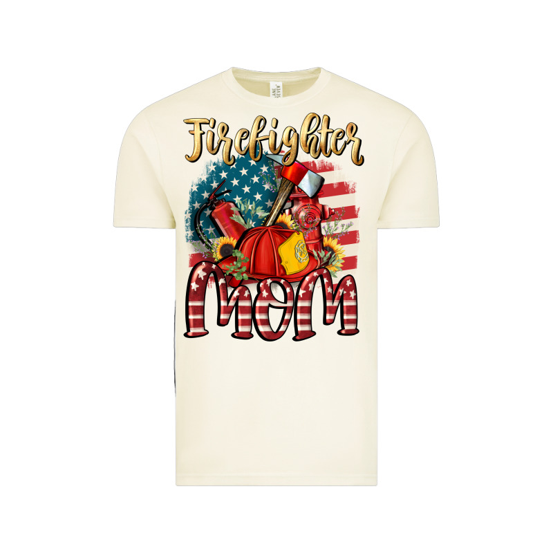 Firefighter Mom Vintage Tee by FaDigitalArtStudio | Teevron