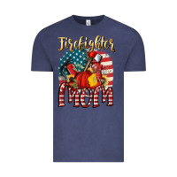 Vintage Denim Firefighter mom Vintage Tee - FaDigitalArtStudio