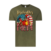 Vintage Olive Firefighter mom Vintage Tee - FaDigitalArtStudio